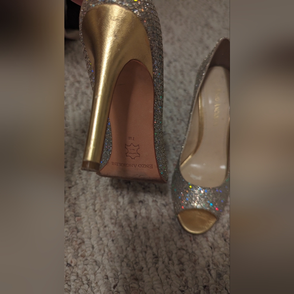 Enzo Angiolini sequin stilettos - Picture 2 of 3